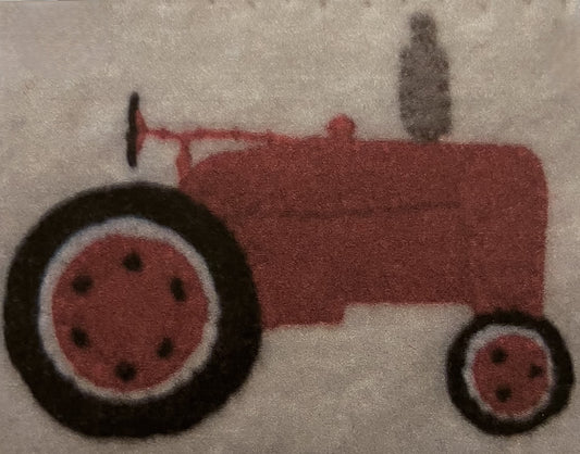 Chet's Red Tractor Ornament Pattern