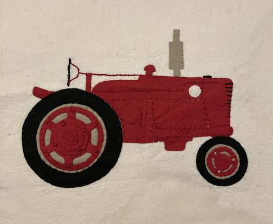 Chet's Red Tractor Pillow Pattern